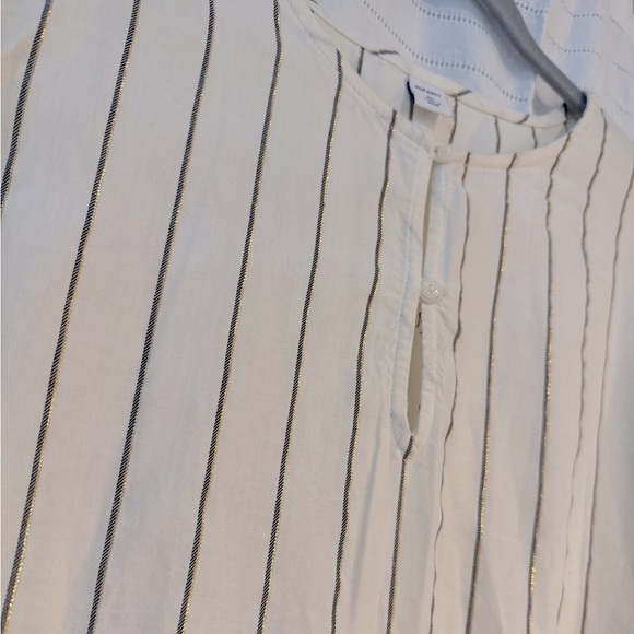 Old Navy Long Sleeve Cotton Blend Stripe Shirt - Picture 2 of 6